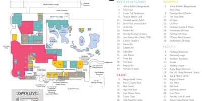 Harta e Flamingo Las Vegas