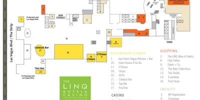 Harta e Linq Las Vegas