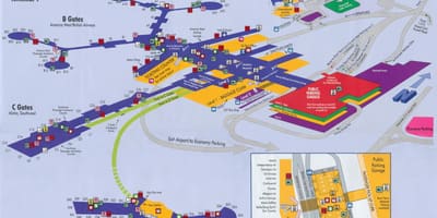 Harta e McCarran aeroporti